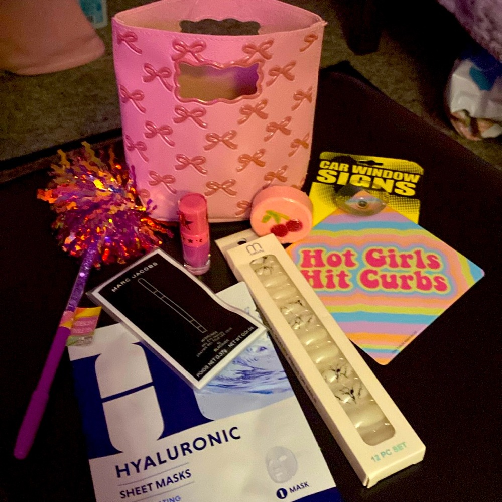 Colorful Glitter Tote Gift Bundle